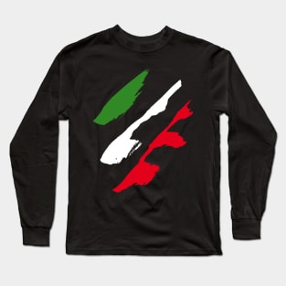 Italy Style Flag Long Sleeve T-Shirt